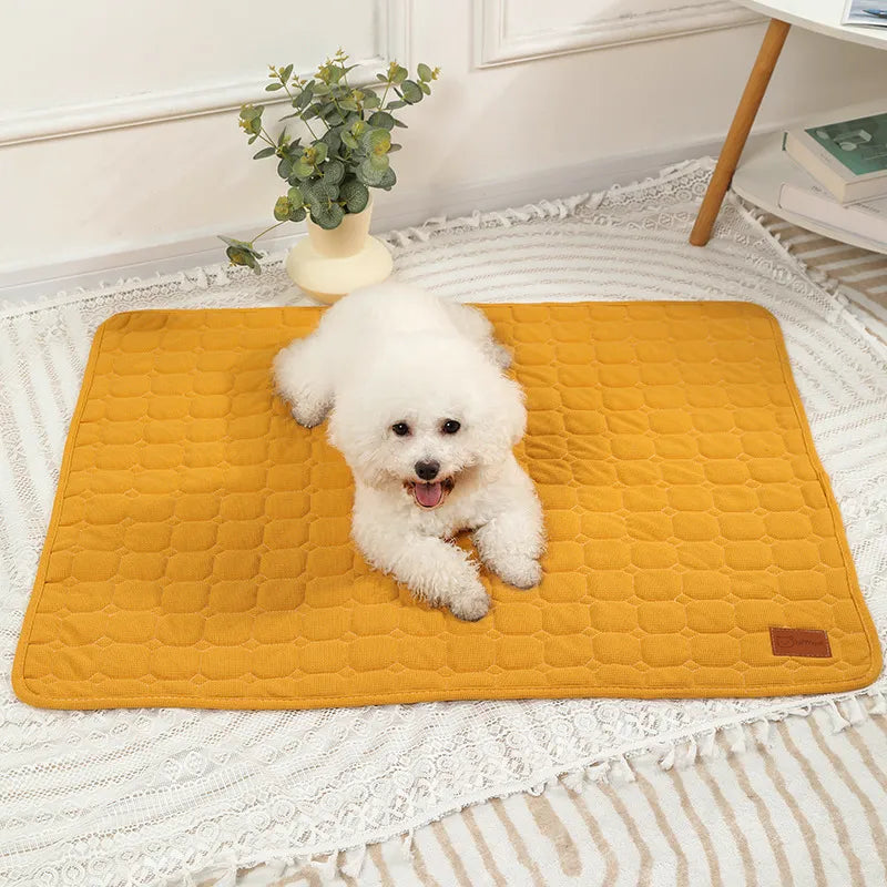 Waterproof Reusable Dog Pee Pad – Super Absorbent, Durable & Washable Pet Training Mat (2 packs)